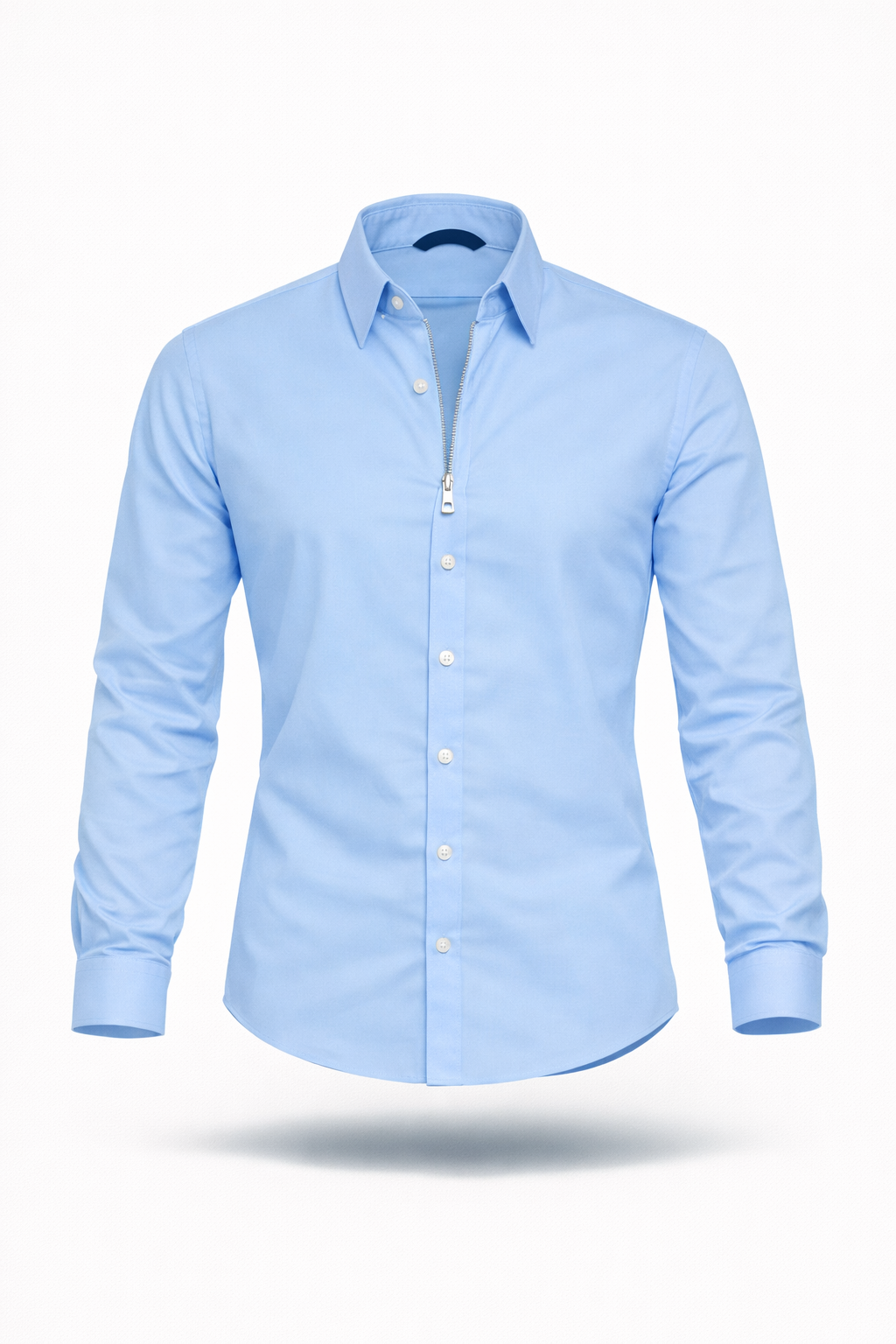 The City Precision | Oxford Shirt with Innovative Hidden Zipper
