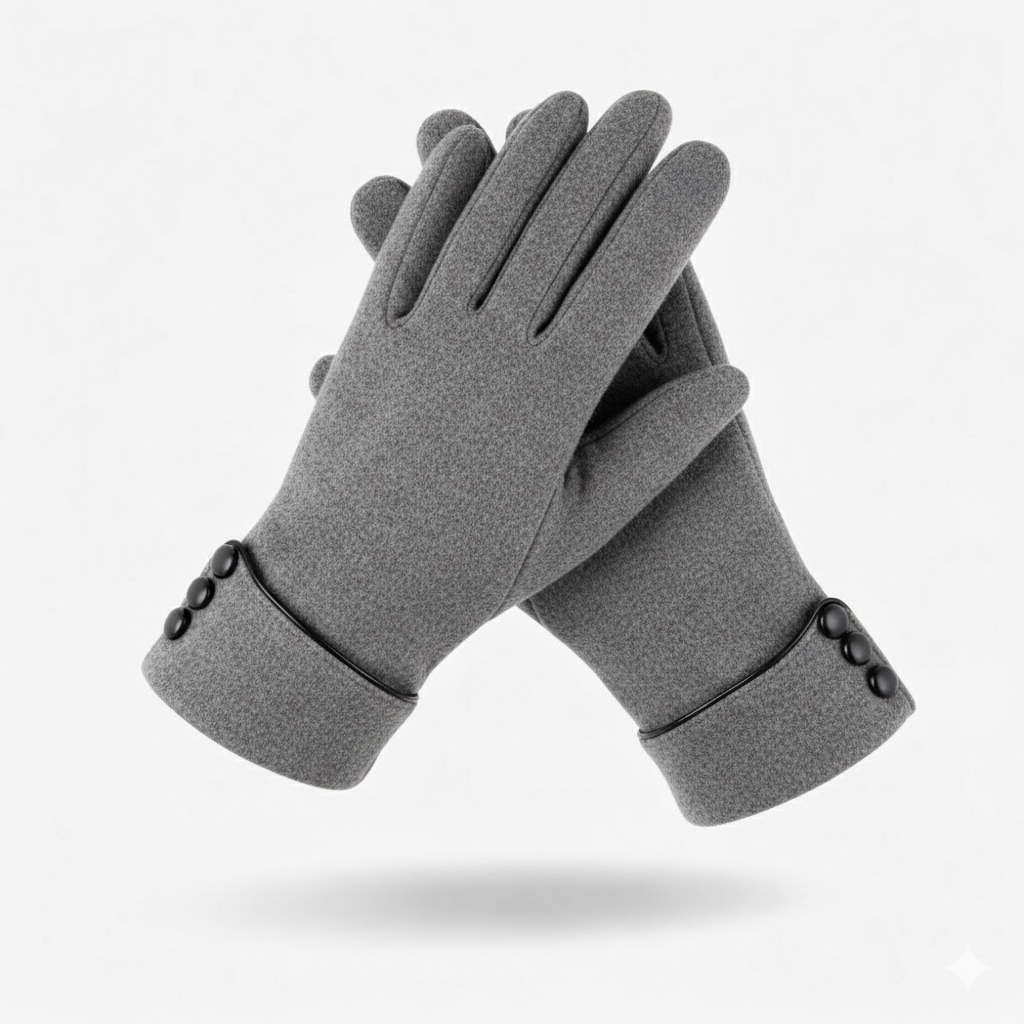 The Knightsbridge Velvet | Premium No-Down Cashmere Gloves