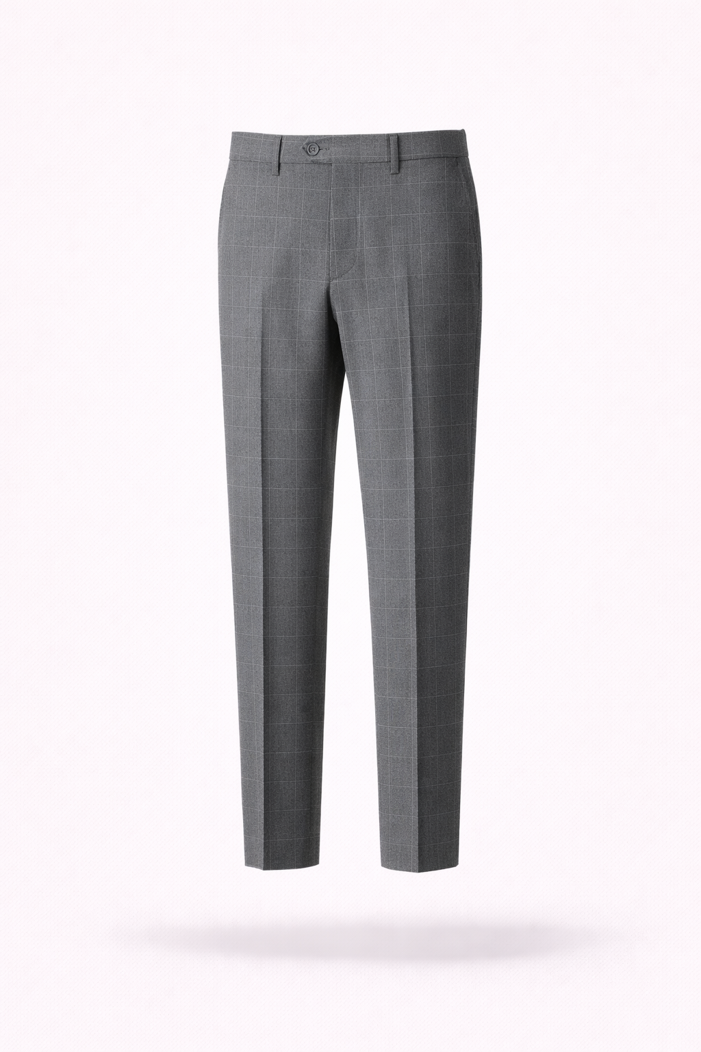 The Belgravia Textured | Slim Fit Plaid Dress Trousers