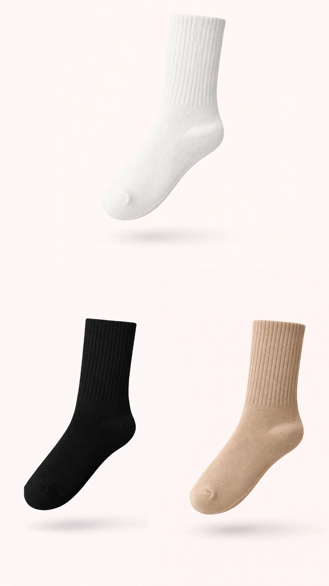 The Westminster Rib | Premium Cotton Middle Tube Socks