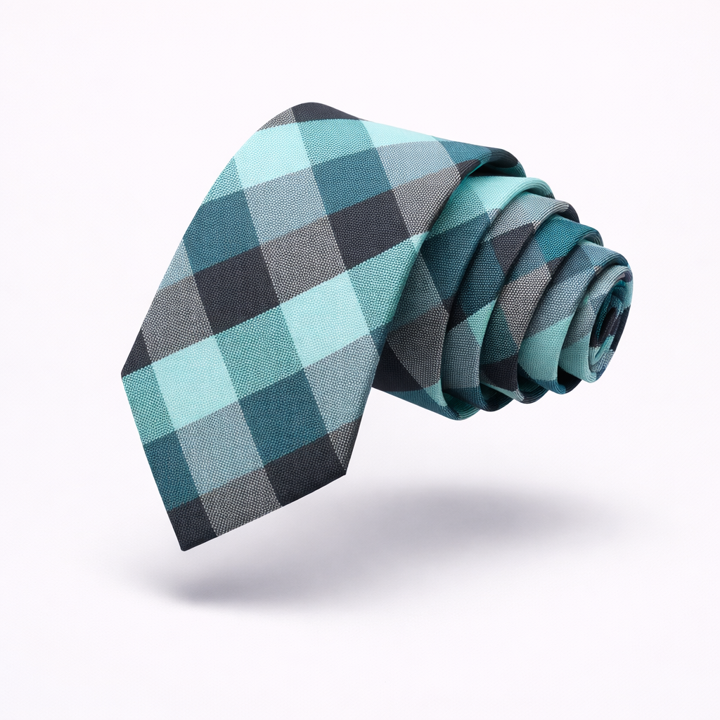 The Camden Plaid | 6cm Skinny Fashion Silk-Touch Tie