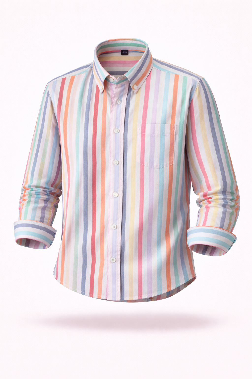 The Greenwich Executive | Anti-Wrinkle Striped Cotton Oxford
