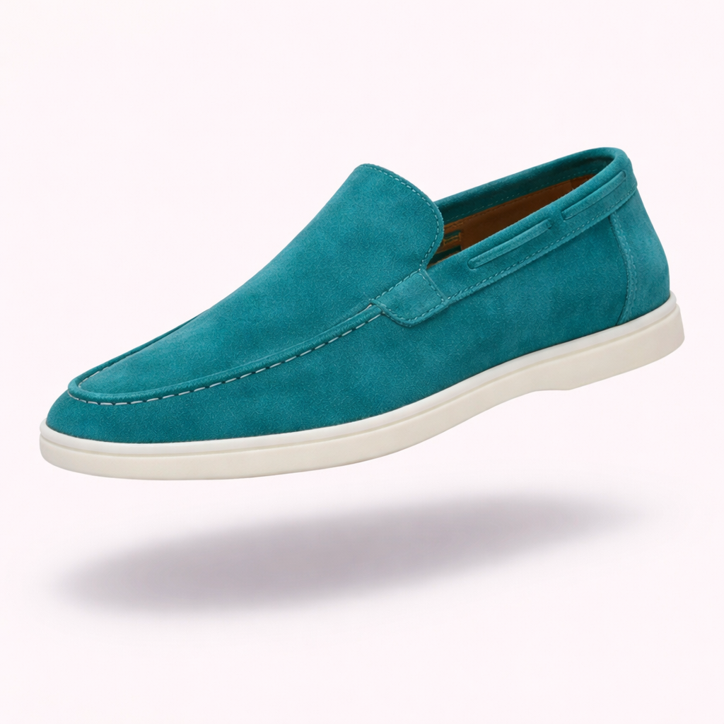 The Windsor Promenade | Matte Suede Nautical Loafers