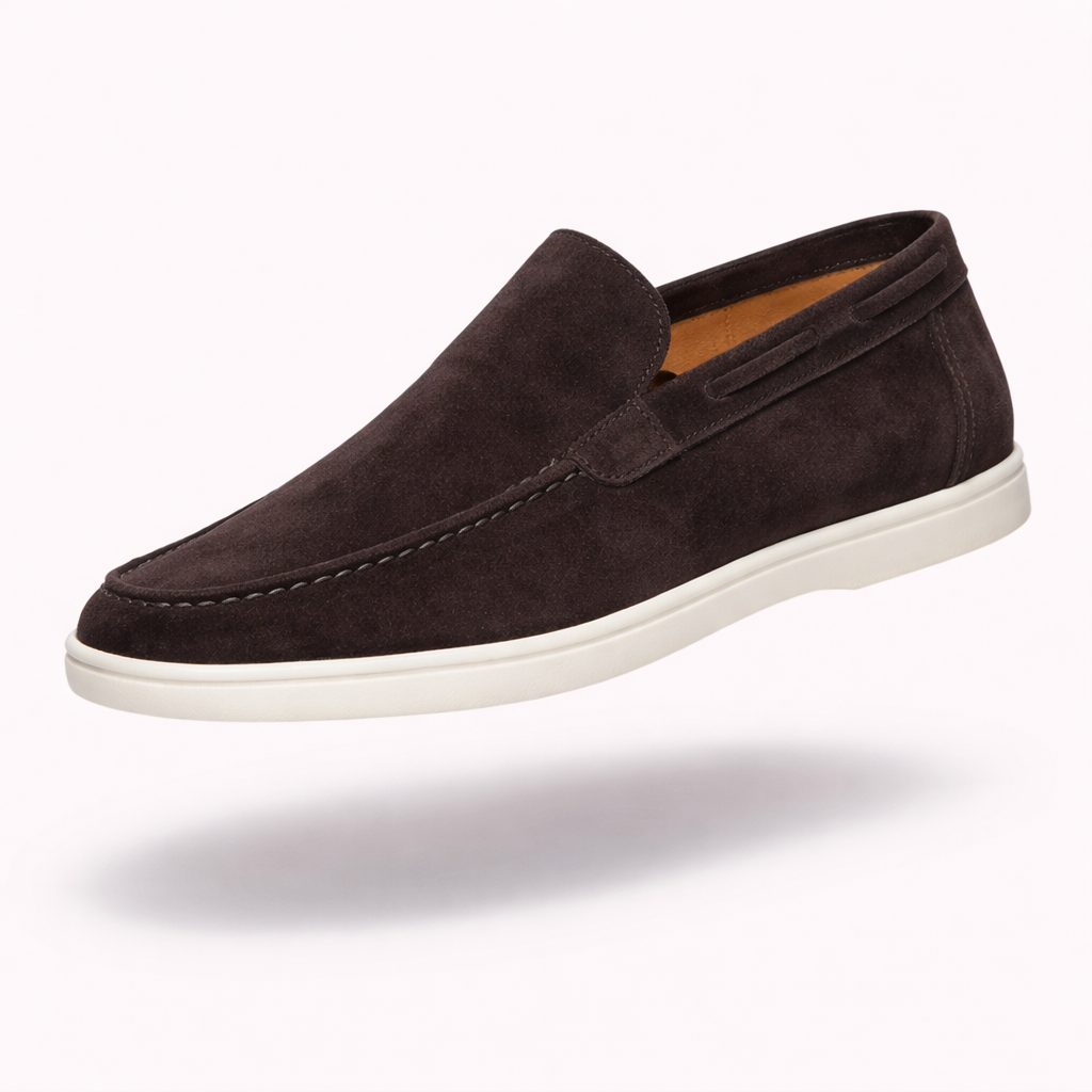 The Windsor Promenade | Matte Suede Nautical Loafers