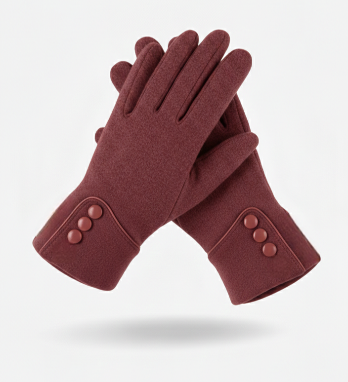 The Knightsbridge Velvet | Premium No-Down Cashmere Gloves