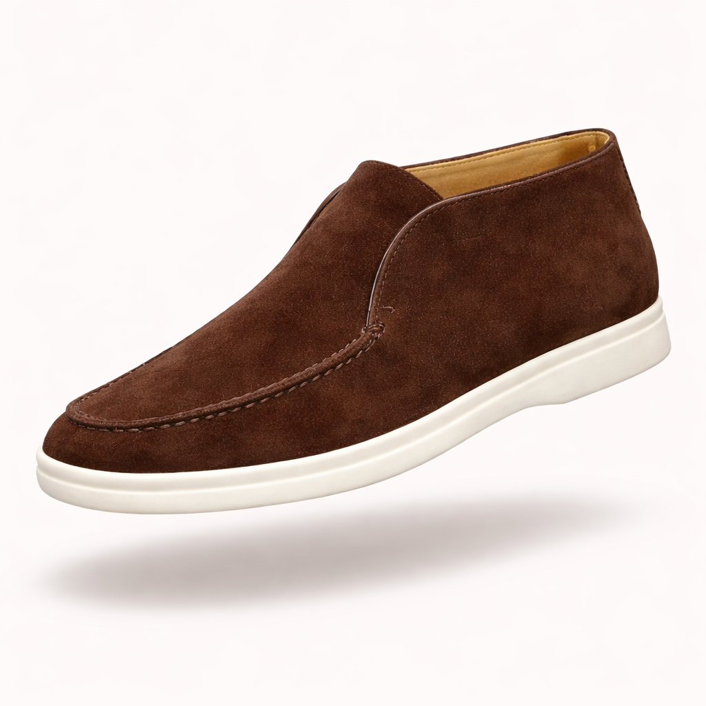 The St. Moritz Glide | Premium Suede Slip-on Loafers