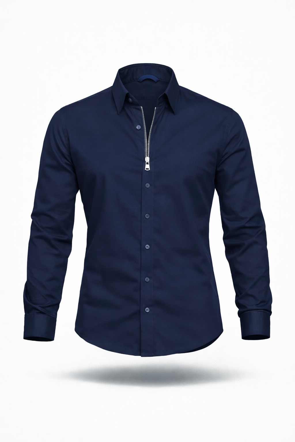 The City Precision | Oxford Shirt with Innovative Hidden Zipper