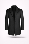 The Kensington Overcoat – Italian-Cut Refined Wool