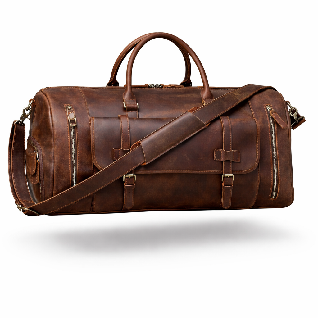 The Knightsbridge Heritage | First-Layer Genuine Leather Travel Trunk