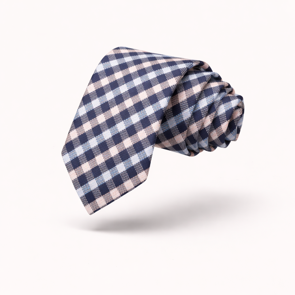 The Camden Plaid | 6cm Skinny Fashion Silk-Touch Tie