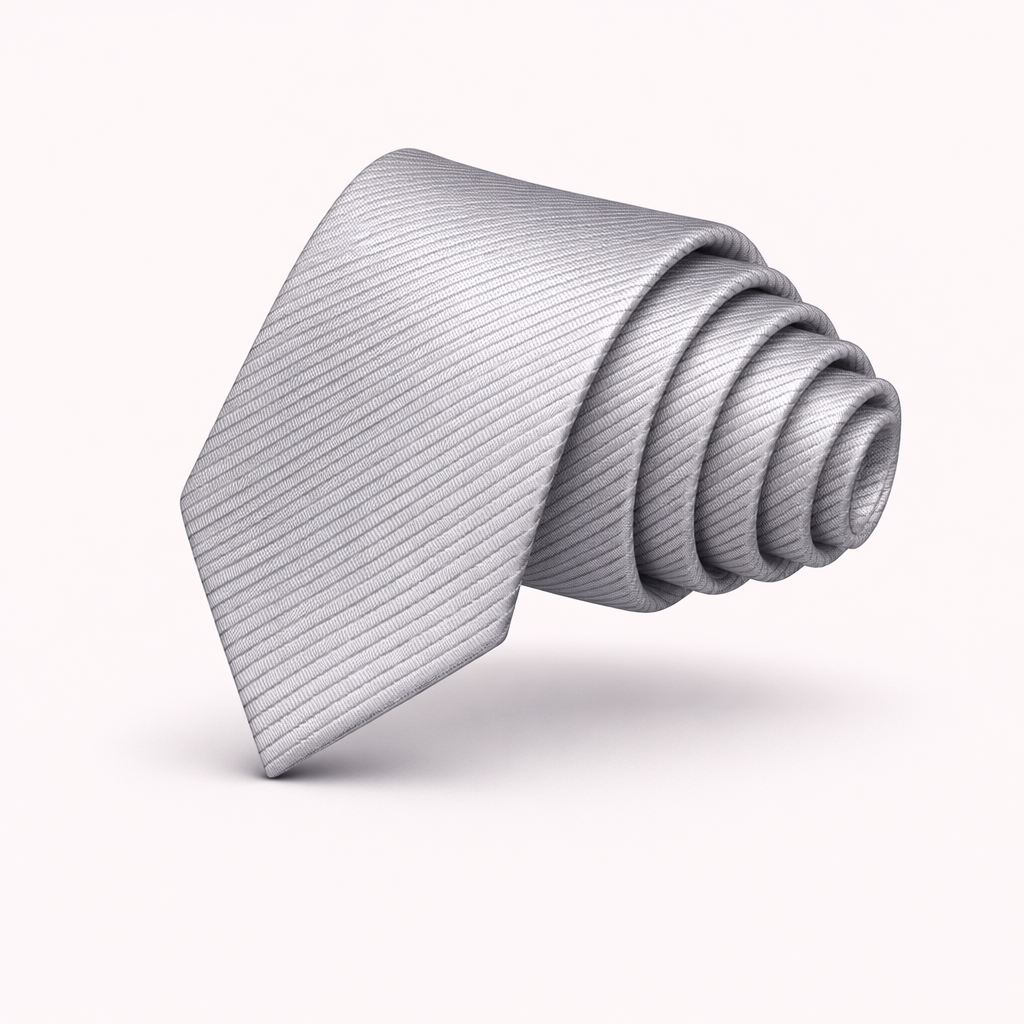 The Savile Row Essential | 8cm Classic Solid Silk-Finish Tie