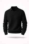 Premium V-Neck Lapel Sweater