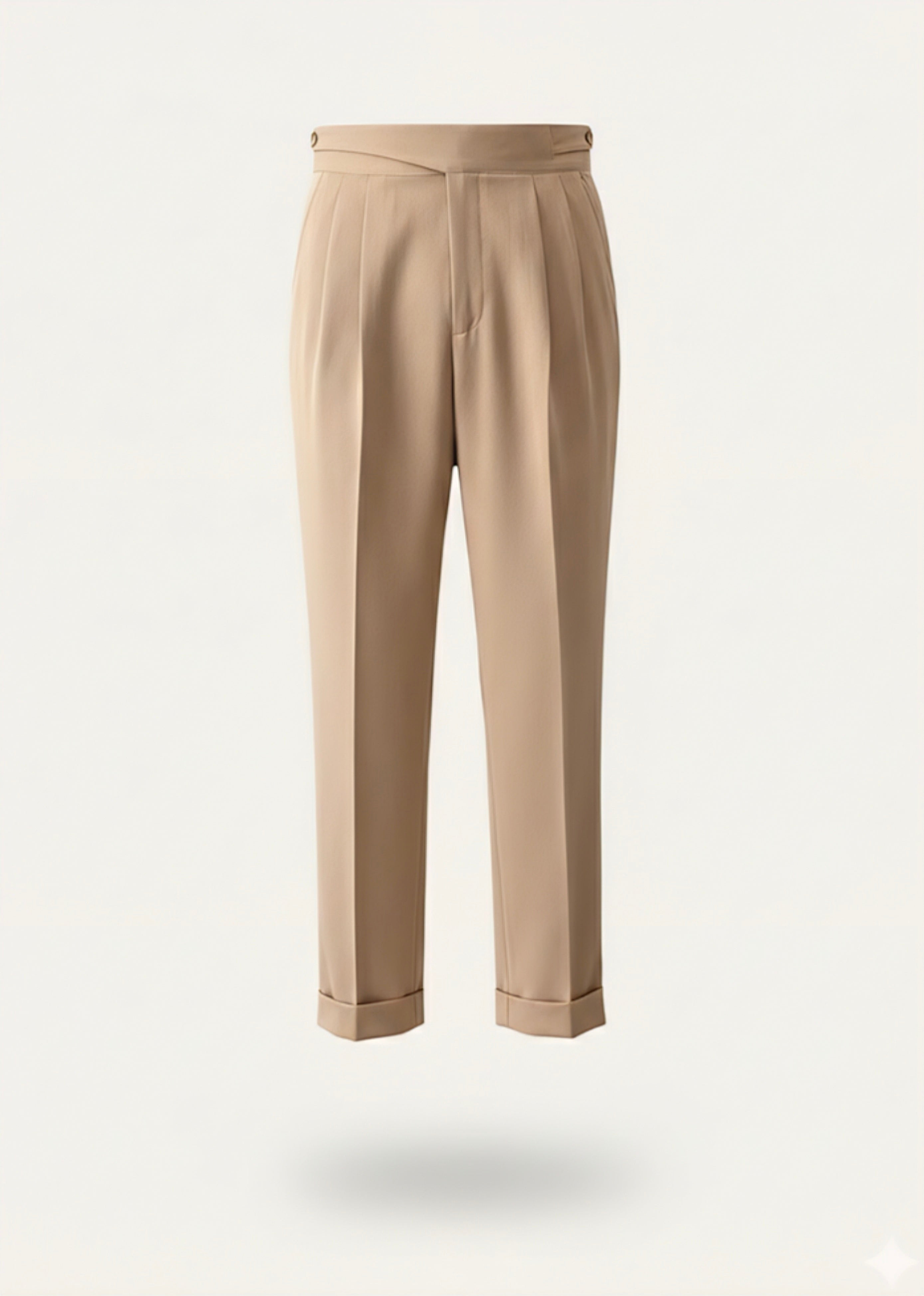 The Knightsbridge Retro | High-Waist Straight-Cut Trousers