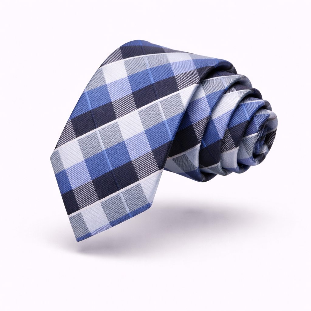 The Camden Plaid | 6cm Skinny Fashion Silk-Touch Tie